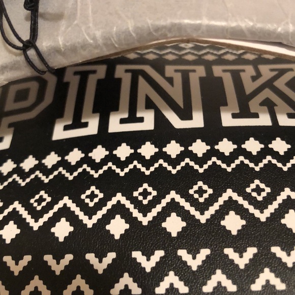 NWT Vintage PINK Victoria’s Secret Iconic PINK Dog Black & WhiteTrain Case. - Picture 6 of 16